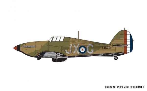 Decals Airfix Hawker Hurricane Mk.I 1/72 Scale A01010A