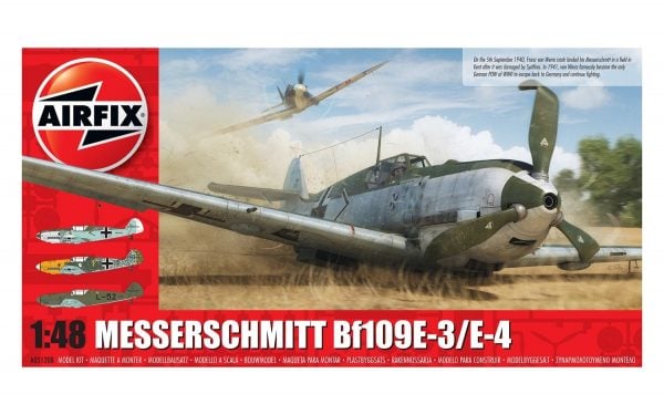 Airfix Messerschmitt Bf109E-3 E-4 1:48 Scale A05120B