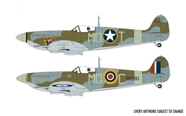 schemes Airfix Supermarine Spitfire MkVb 1:48 Scale A05125A