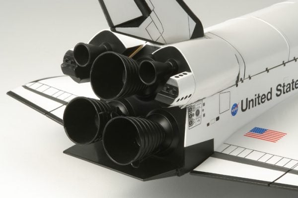 Rear Tamiya Space Shuttle Atlantis 1-100 Scale 60402