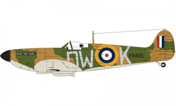 Markings Airfix Supermarine Spitfire MkIa 1:72 Scale A01071A