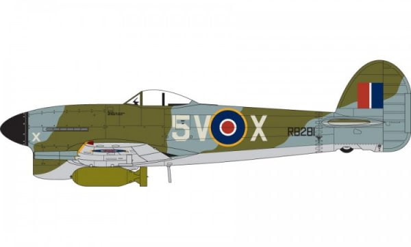 Markings two Airfix Hawker Typhoon Ib 1:72 Scale A02041