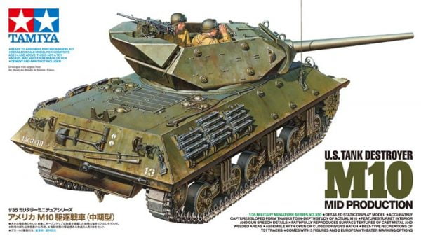 Tamiya US Tank Destroyer M10 Mid Prod 35 Scale 35350