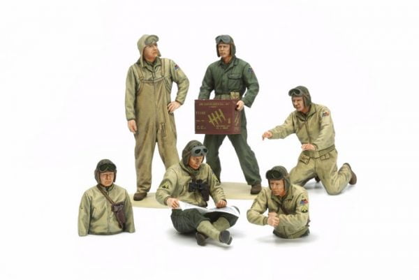 Tamiya US Tank Crew Set - European Theater 35 Scale 32587