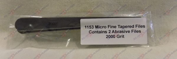 Alpha Abrasives Limes coniques micro fines grain 2000 ALB 1153