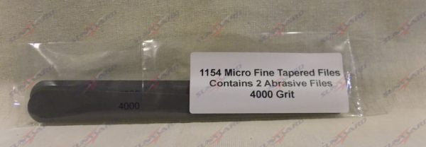 Alpha Abrasives Micro Fine Tapered Files 4000 Grit ALB 1154