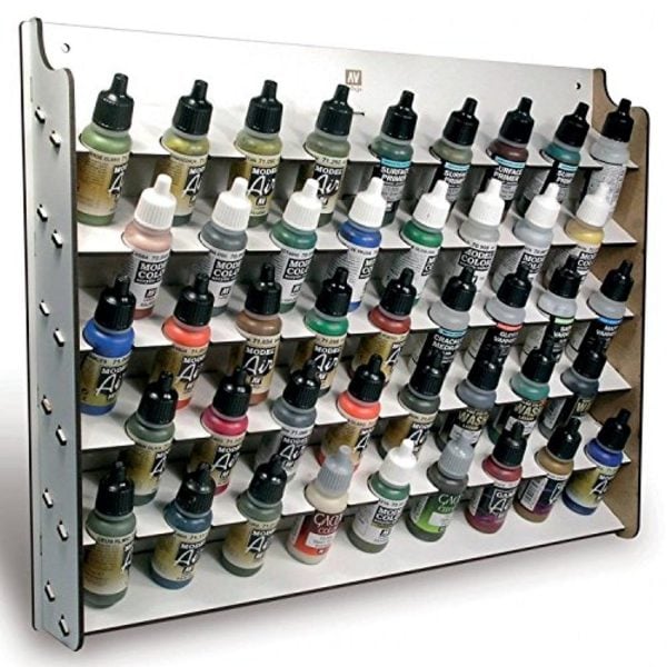 Présentoir de peinture mural Vallejo pour bouteilles de 17 ml 26010