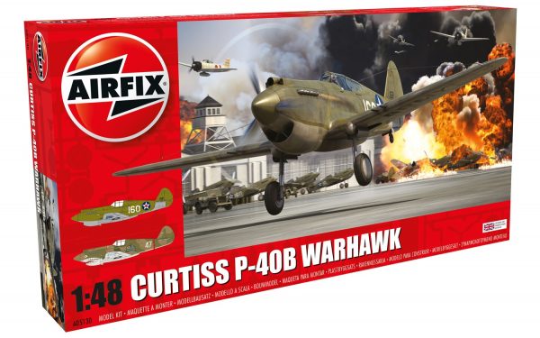 Curtiss P-40B Warhawk 1:48 Scale A05130