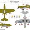 Layout B Curtiss P-40B Warhawk 1:48 Scale A05130