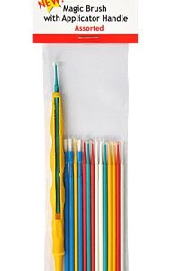 Magic Brushes Assorted with Applicator Handle by Alpha Abrasives ALB MB05