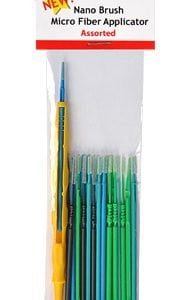 Nano brosses assorties avec applicateur microfibre par Alpha Abrasives ALB NB06