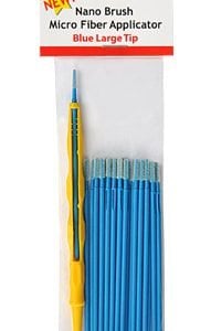 Nano Brushes Blue Large Tip with Micro Fiber Applicator by Alpha Abrasives ALB N