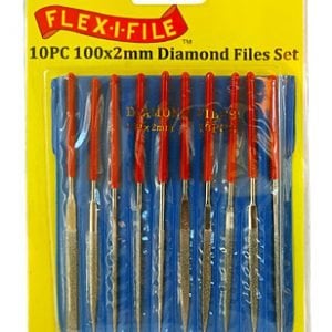 Jeu de 10 limes diamantées par Flex-I-File FD240P