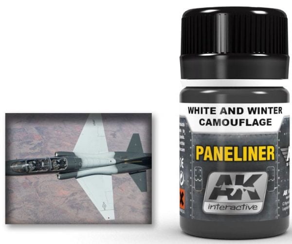 Paneliner White and Winter Camouflage by AK Interactive AKI 2074