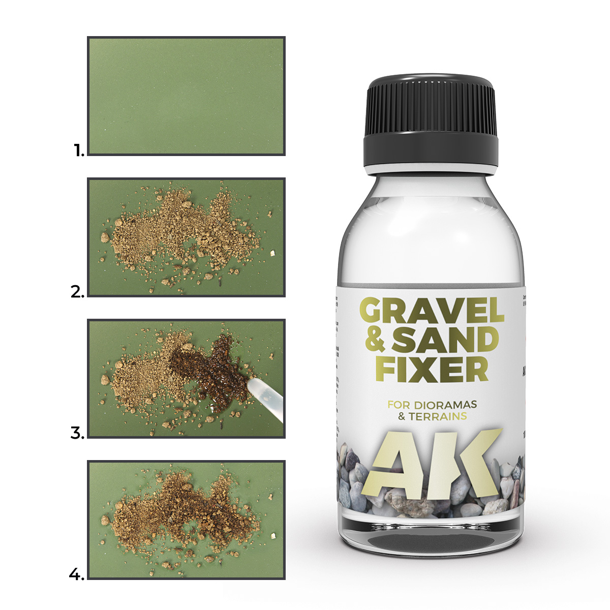 Gravel and Sand Fixer AK Interactive AKI 118