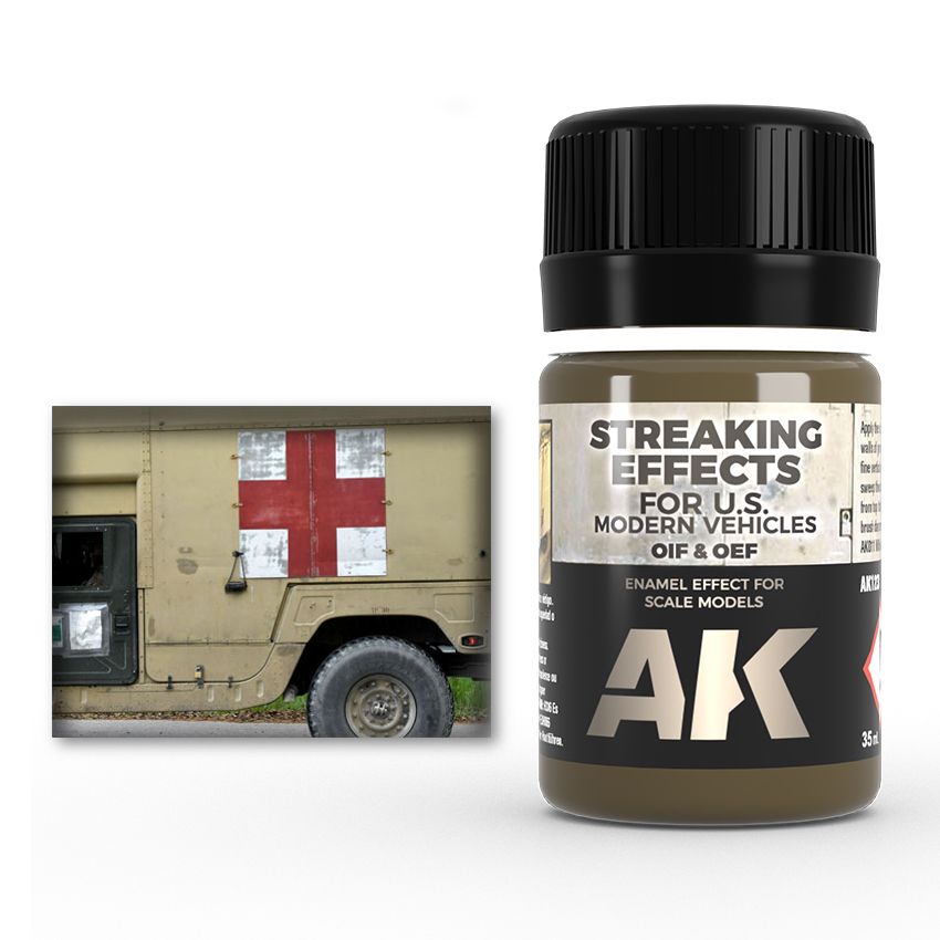 AK Interactive OIF and OEF US Vehicles Streaking Effects AKI 123