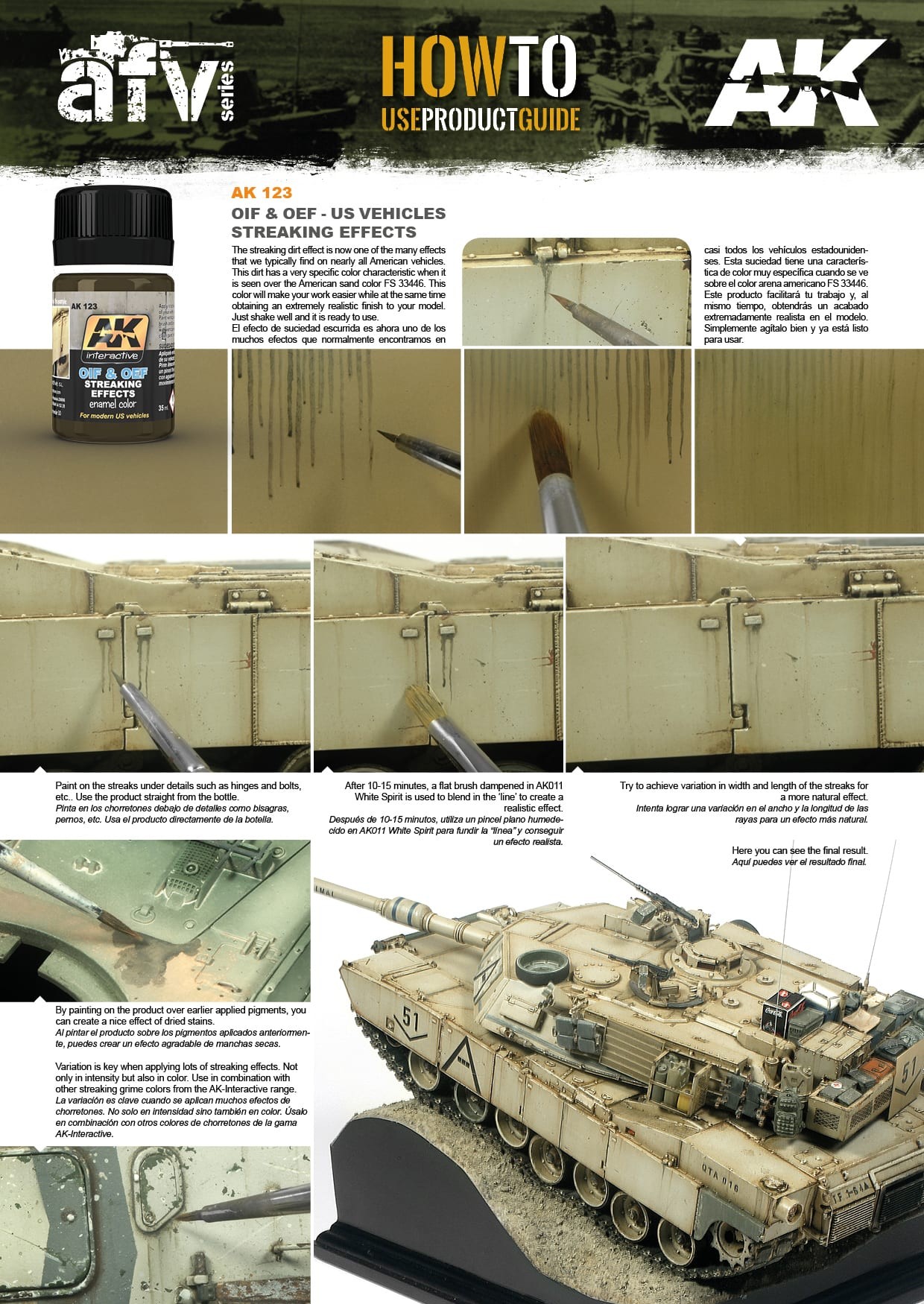 AK Interactive OIF and OEF US Vehicles Streaking Effects AKI 123 General Info 1