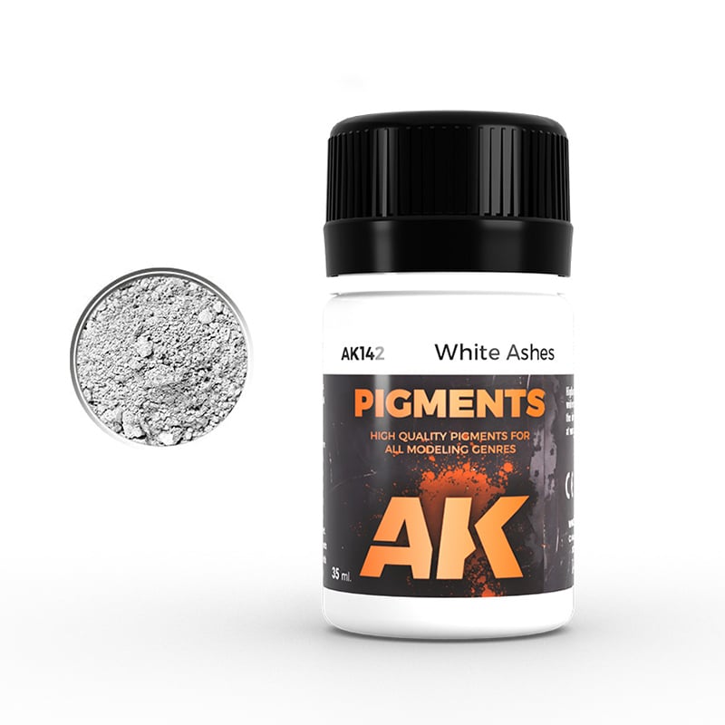 AK Interactive Pigments White Ashes AKI 142
