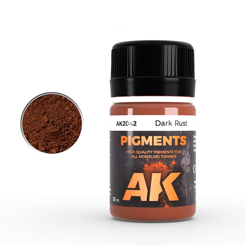AK Interactive Pigment Dark Rust AKI 2042