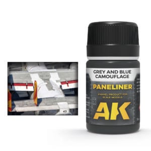 Paneliner Grey and Blue Camouflage by AK Interactive AKI 2072