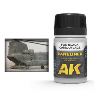 Paneliner Black Camouflage by AK Interactive AKI 2075