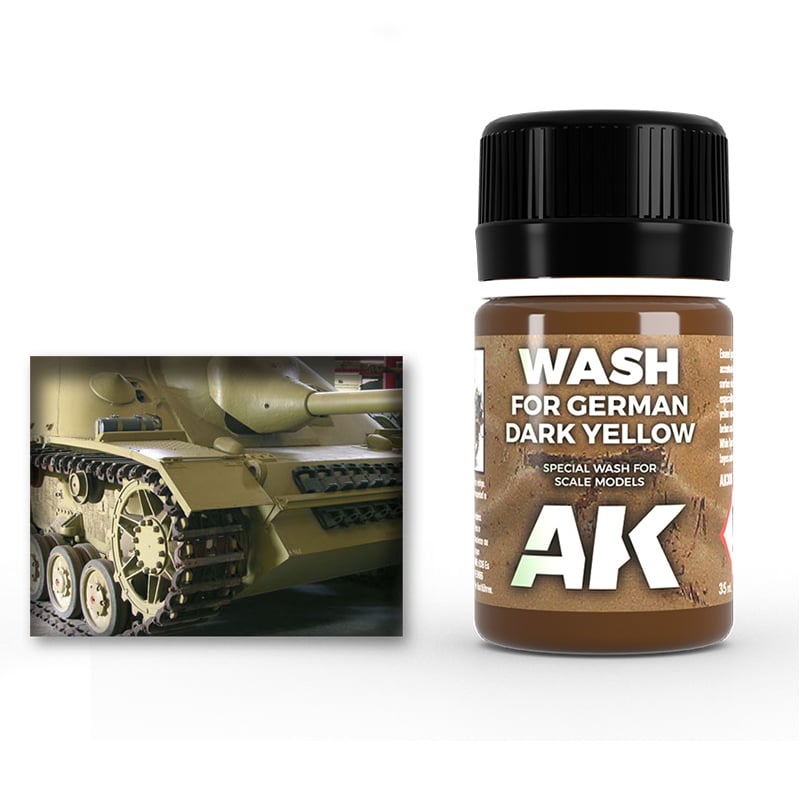 AK Interactive Dark Yellow Wash AKI 300