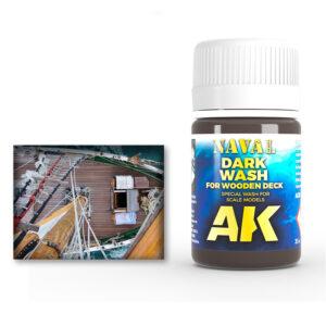 AK Interactive Dark Wash for Wood Deck AKI 301