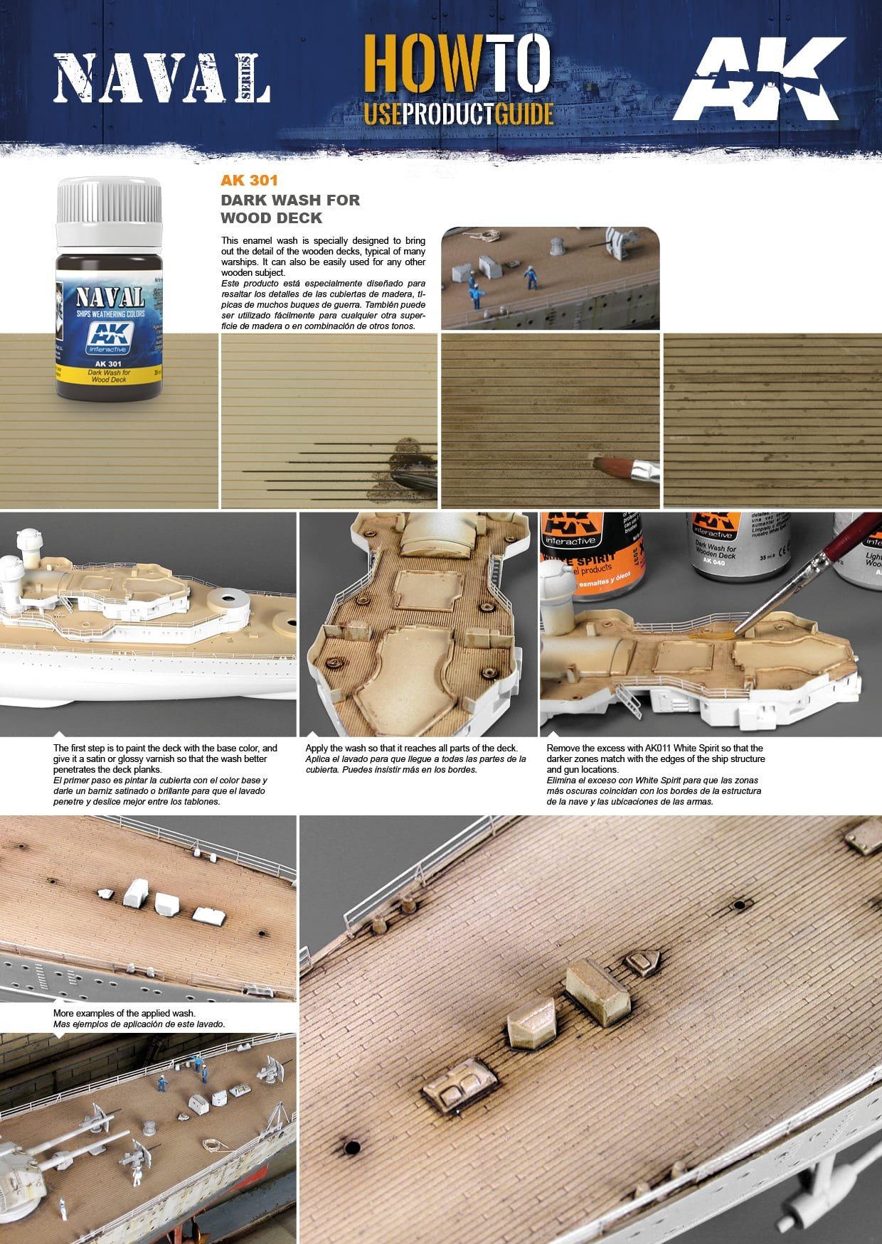AK Interactive Dark Wash for Wood Deck AKI 301 General Info