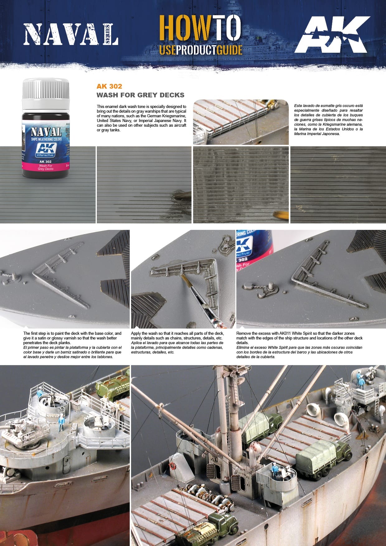 AK Interactive Wash for Grey Decks AKI 302 General Info