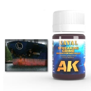 AK Interactive Brown Streaking Grime for Red Hulls AKI 304