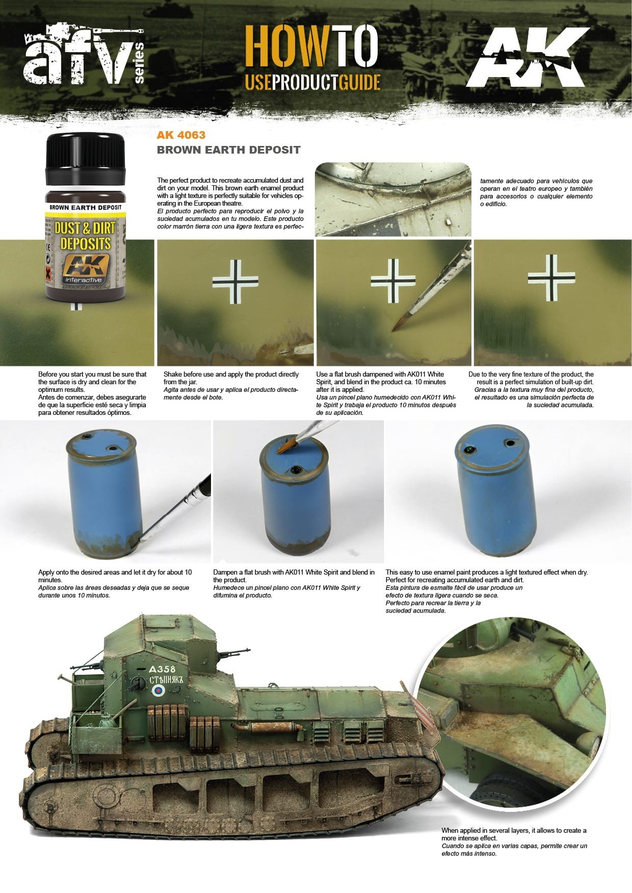 AK Interactive Brown Earth Deposit AKI 4063 General Info