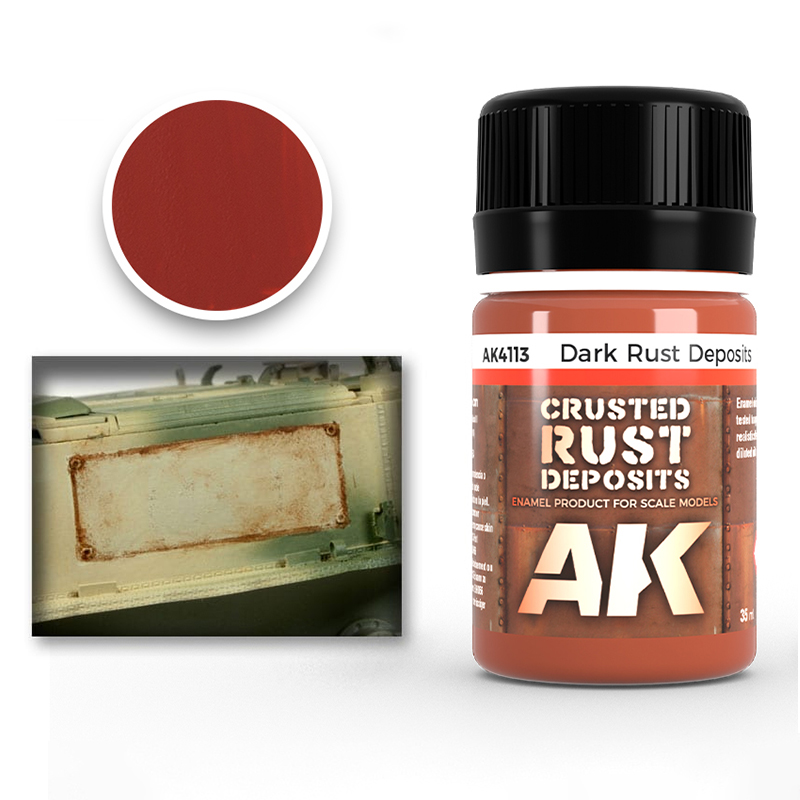 AK Interactive Dark Rust Deposits AKI 4113