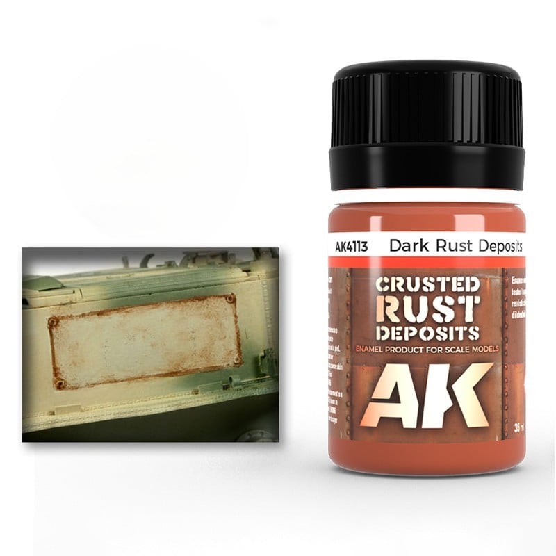 AK Interactive Dark Rust Deposits AKI 4113