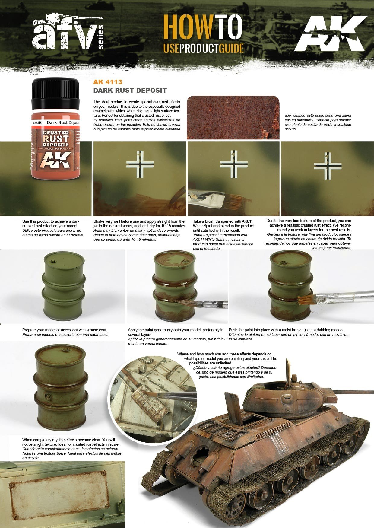 AK Interactive Dark Rust Deposits AKI 4113 General Info