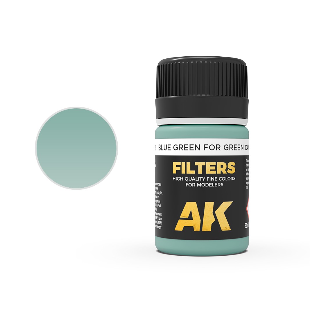 AK Interactive Blue Green for Green Camo Filter AKI 4162