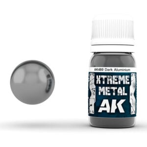 Xtreme Metal Dark Aluminium Paint AK Interactive AKI 480