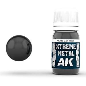 Xtreme Metal Gun Metal Paint AK Interactive AKI 483