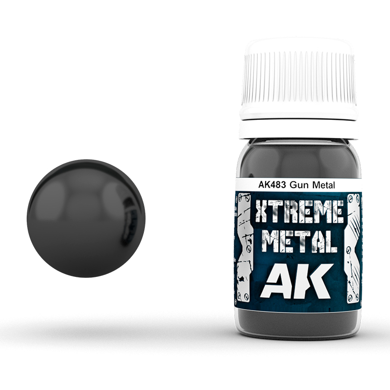 Xtreme Metal Gun Métal Peinture AK Interactive AKI 483