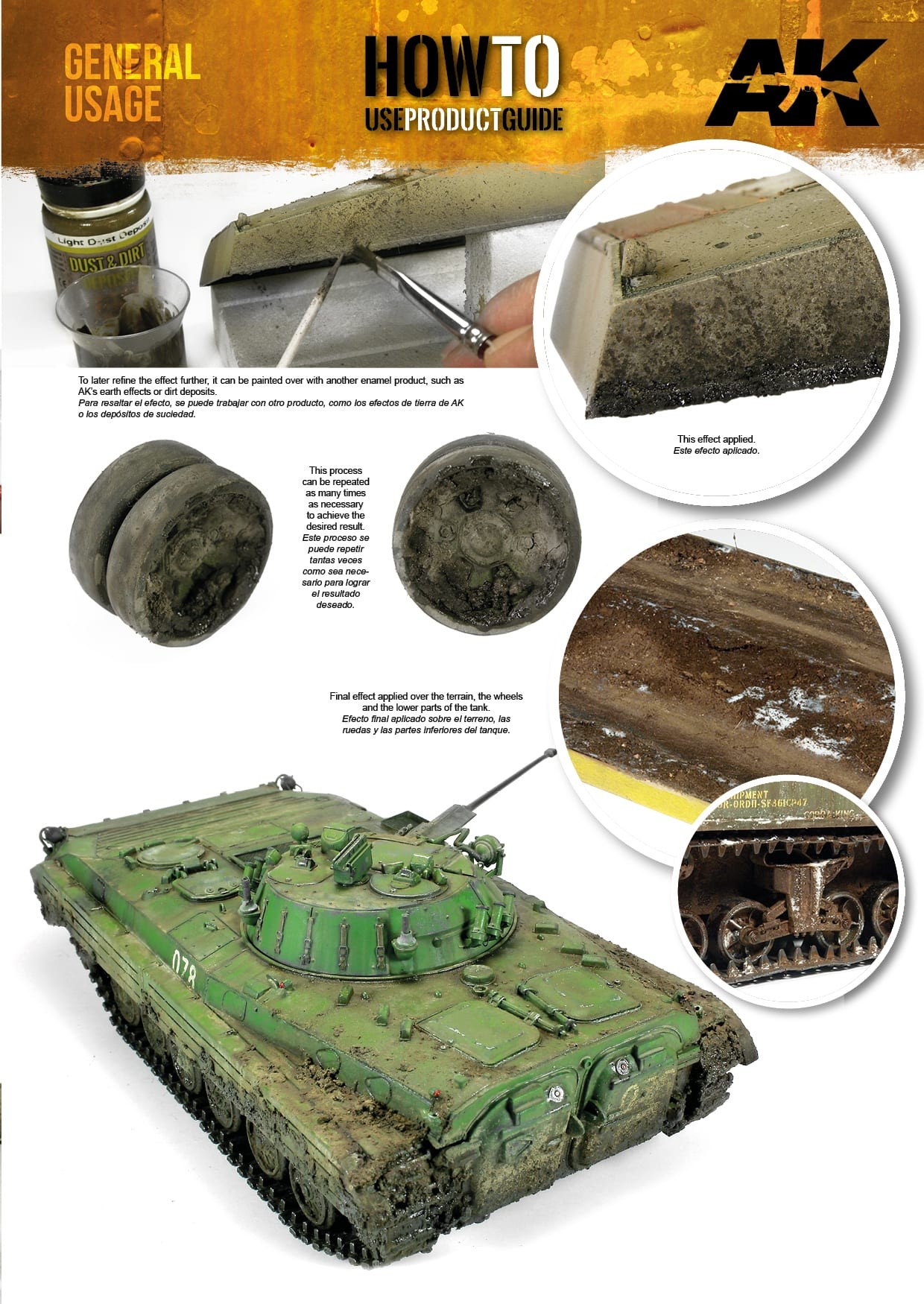 AK Interactive Acrylic Resin Texturizer AKI 665 General Usage 2