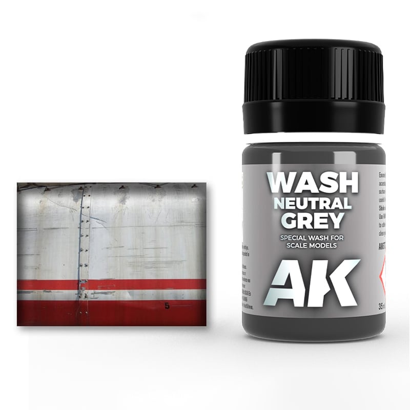 AK Interactive Neutral Grey Wash AKI 677