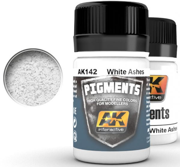 White Ashes Pigment by AK Interactive AKI 142