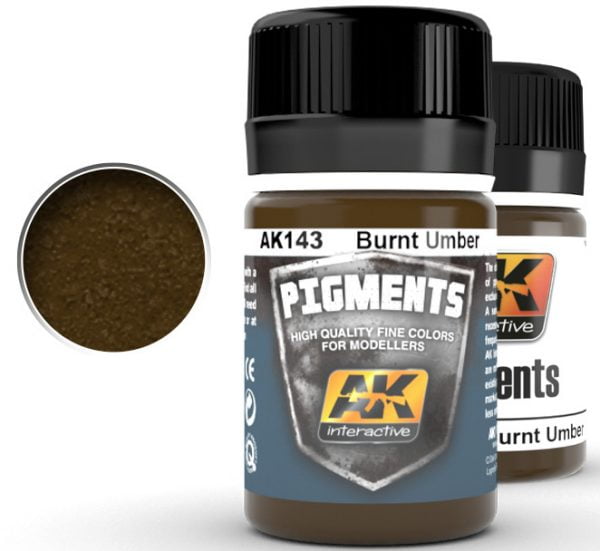 Burnt Umber Pigment by AK Interactive AKI 143