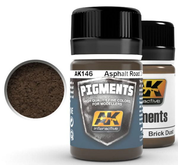 Asphalt Road Dirt Pigment by AK Interactive AKI 146