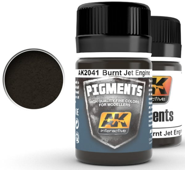 Burnt Jet Engine Pigment by AK Interactive AKI 2041