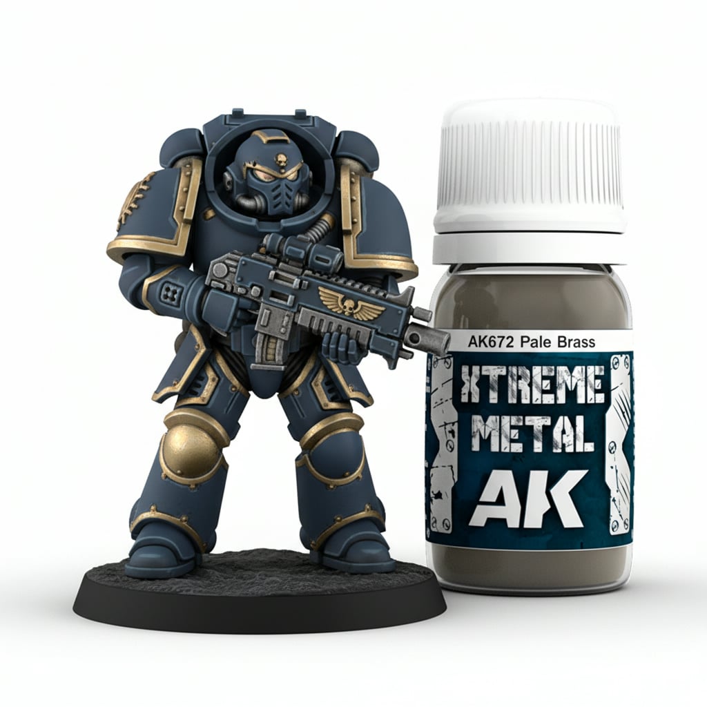 Peinture Xtreme Metal Pale Laiton AK Interactive AKI 672