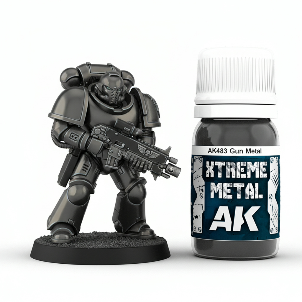 Xtreme Metal Gun Métal Peinture AK Interactive AKI 483