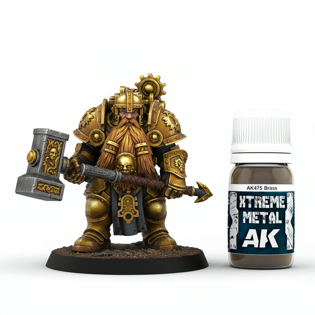 Xtreme Métal Laiton Peinture AK Interactive AKI 475