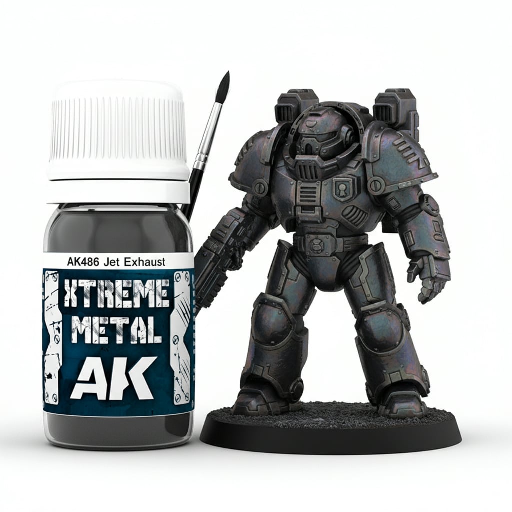 Xtreme Metal Jet Exhaust Metal Paint AK Interactive AKI 486