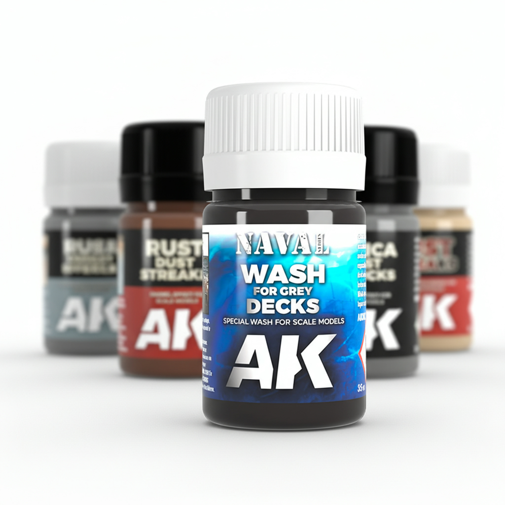 AK Interactive Wash for Grey Decks AKI 302