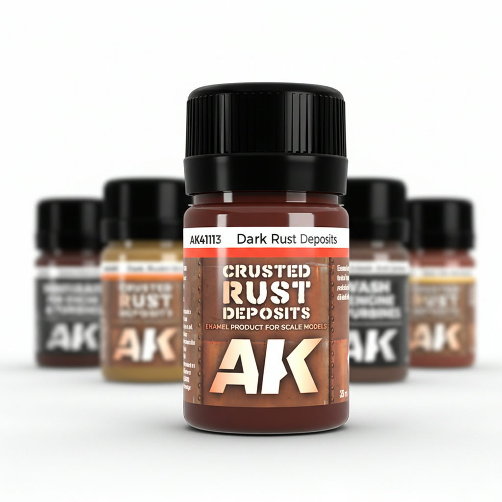 AK Interactive Dark Rust Deposits AKI 4113
